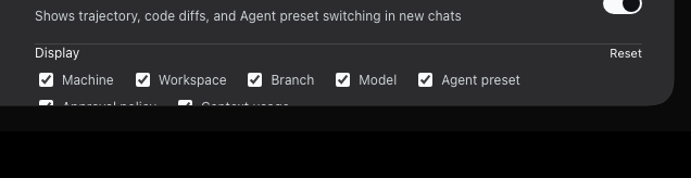 The plugin's preference row inside DSH Settings