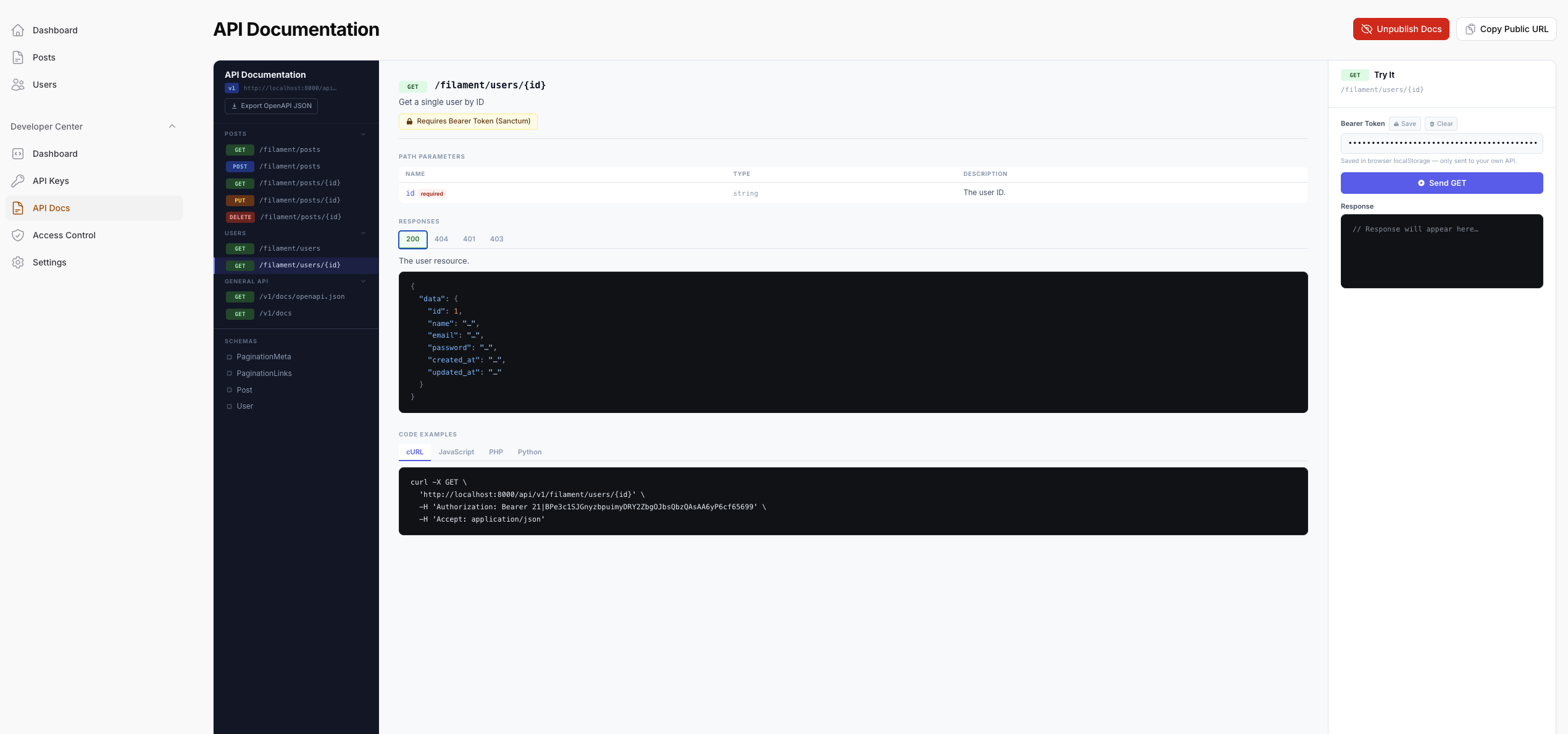 API Docs