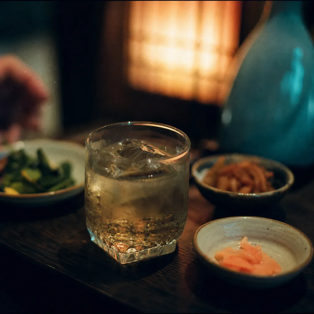  — 水割り — 度数を下げて長く飲む