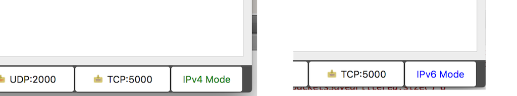 Packet Sender IP Mode Toggle