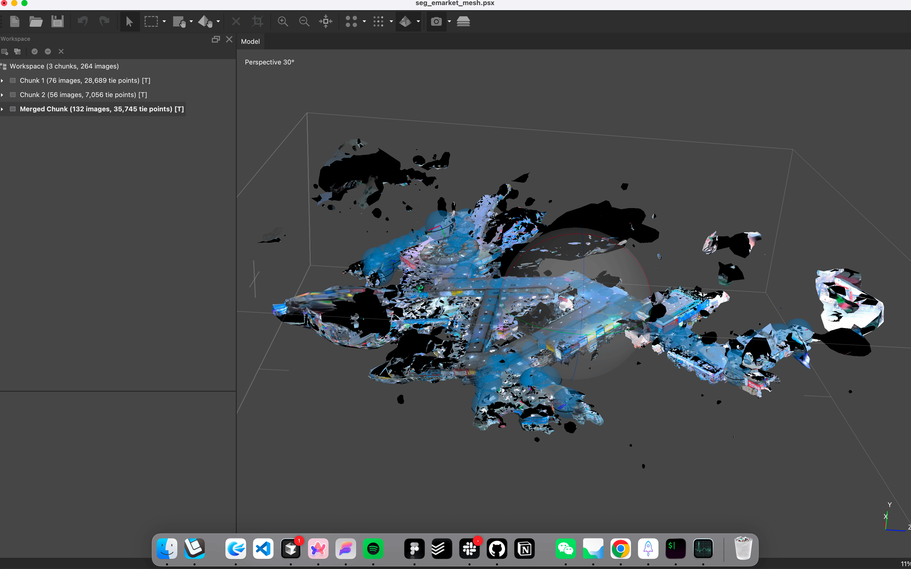 Metashape reconstruction