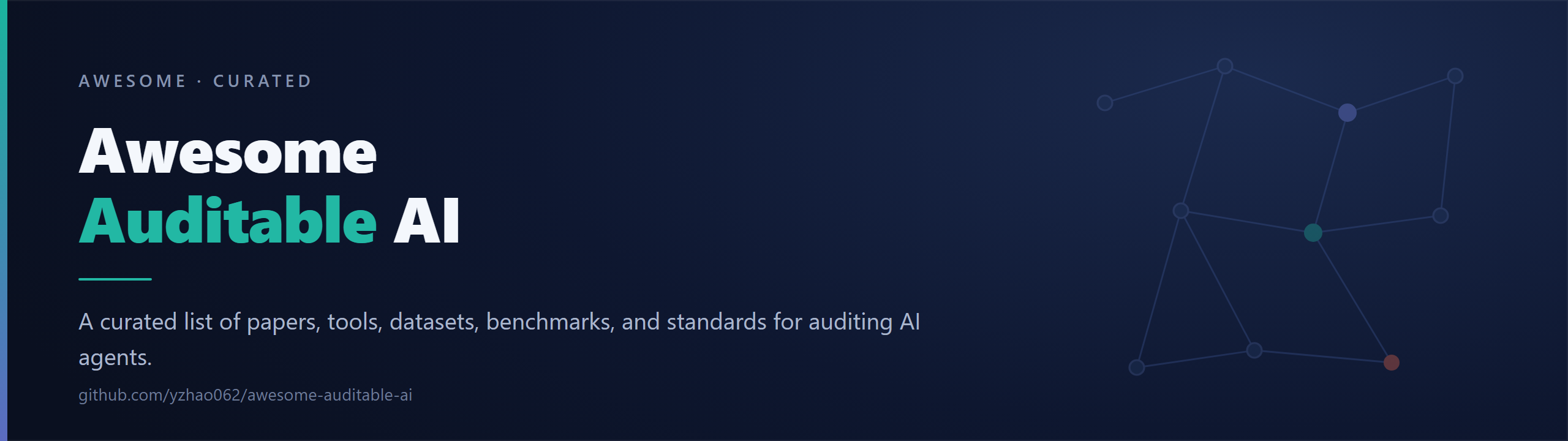 Awesome Auditable AI: a curated list for auditing AI agents