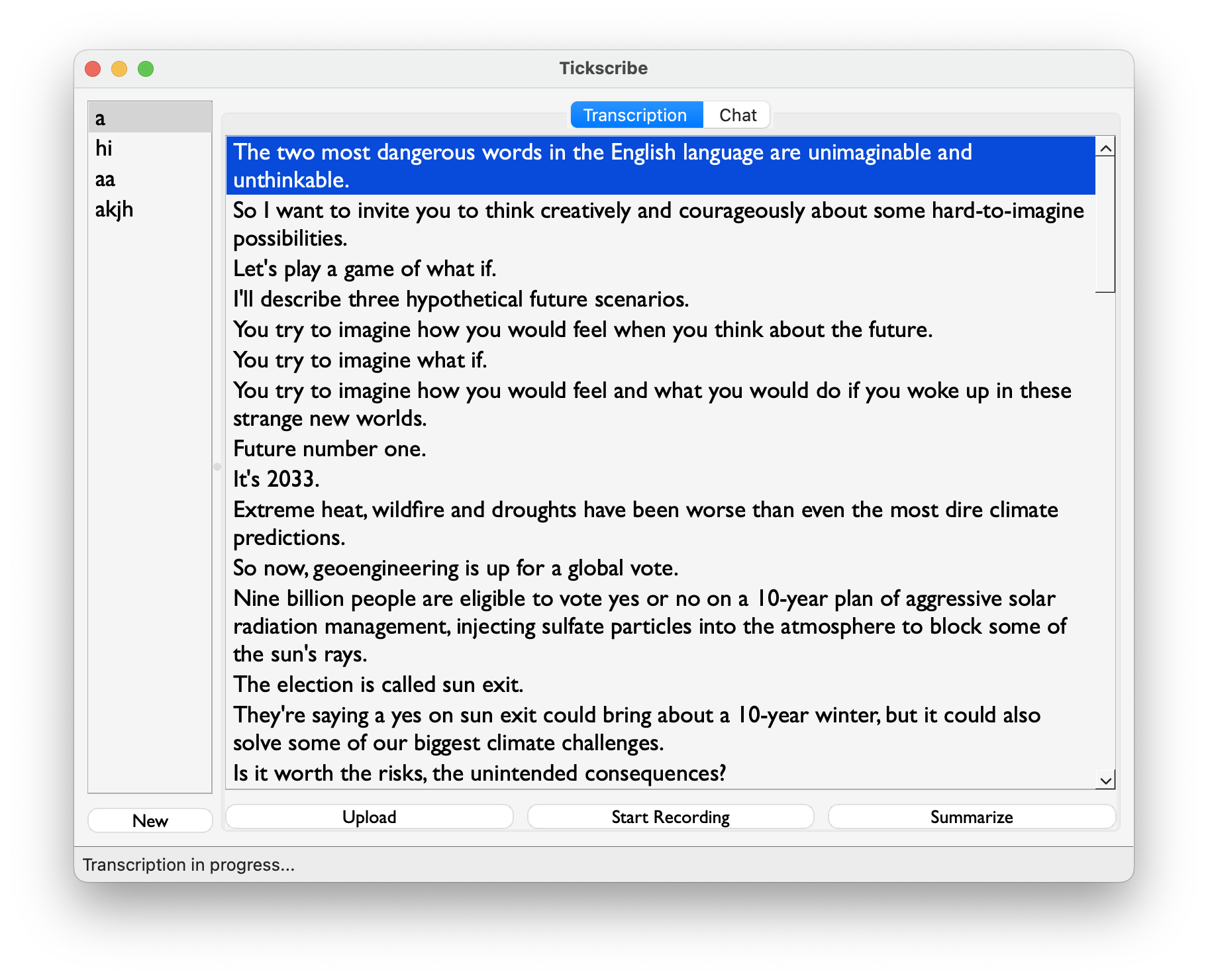 GitHub - z-huang/Tickscribe: A lightweight real-time audio ...