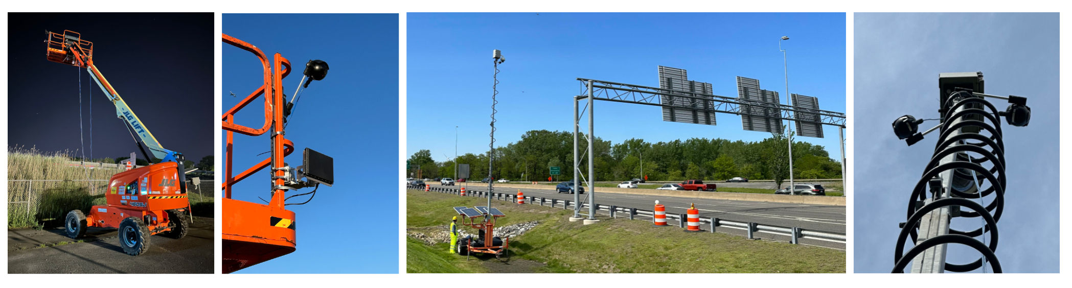 Deployment of thermal cameras and radar systems for data collection at the Medford site