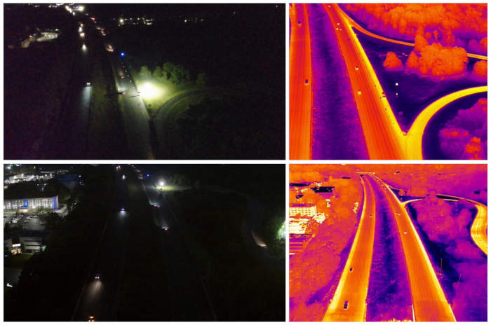 RGB vs Thermal Comparison