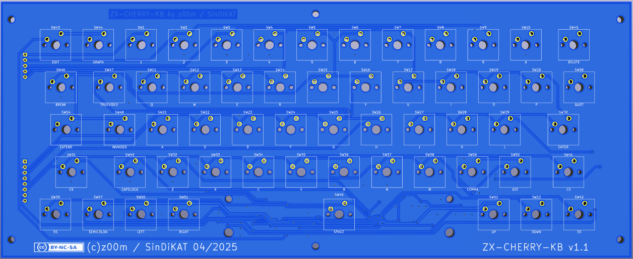 ZX Mechanical Keyboard, from the project README