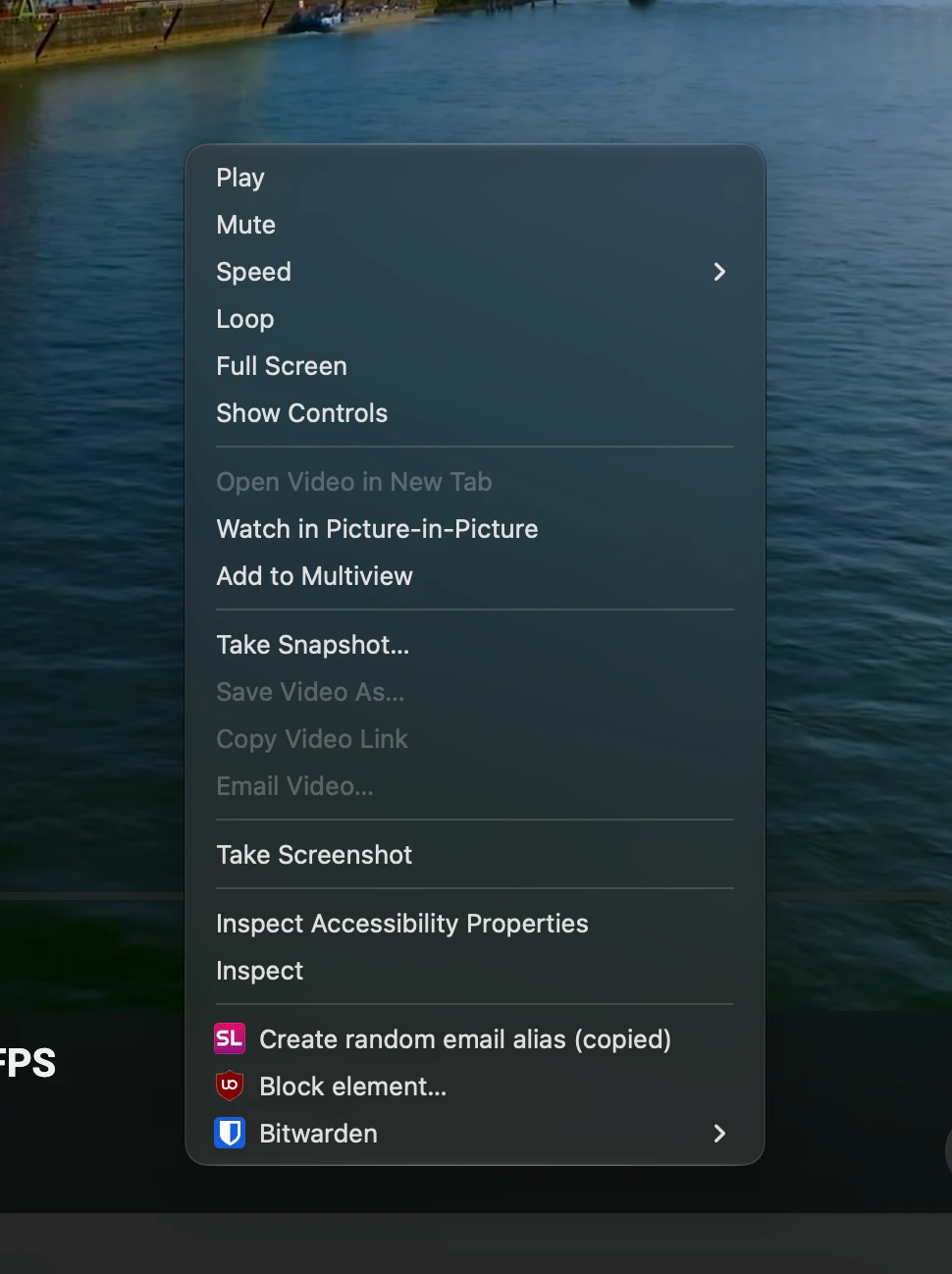 Add to Multiview in a video's right-click menu
