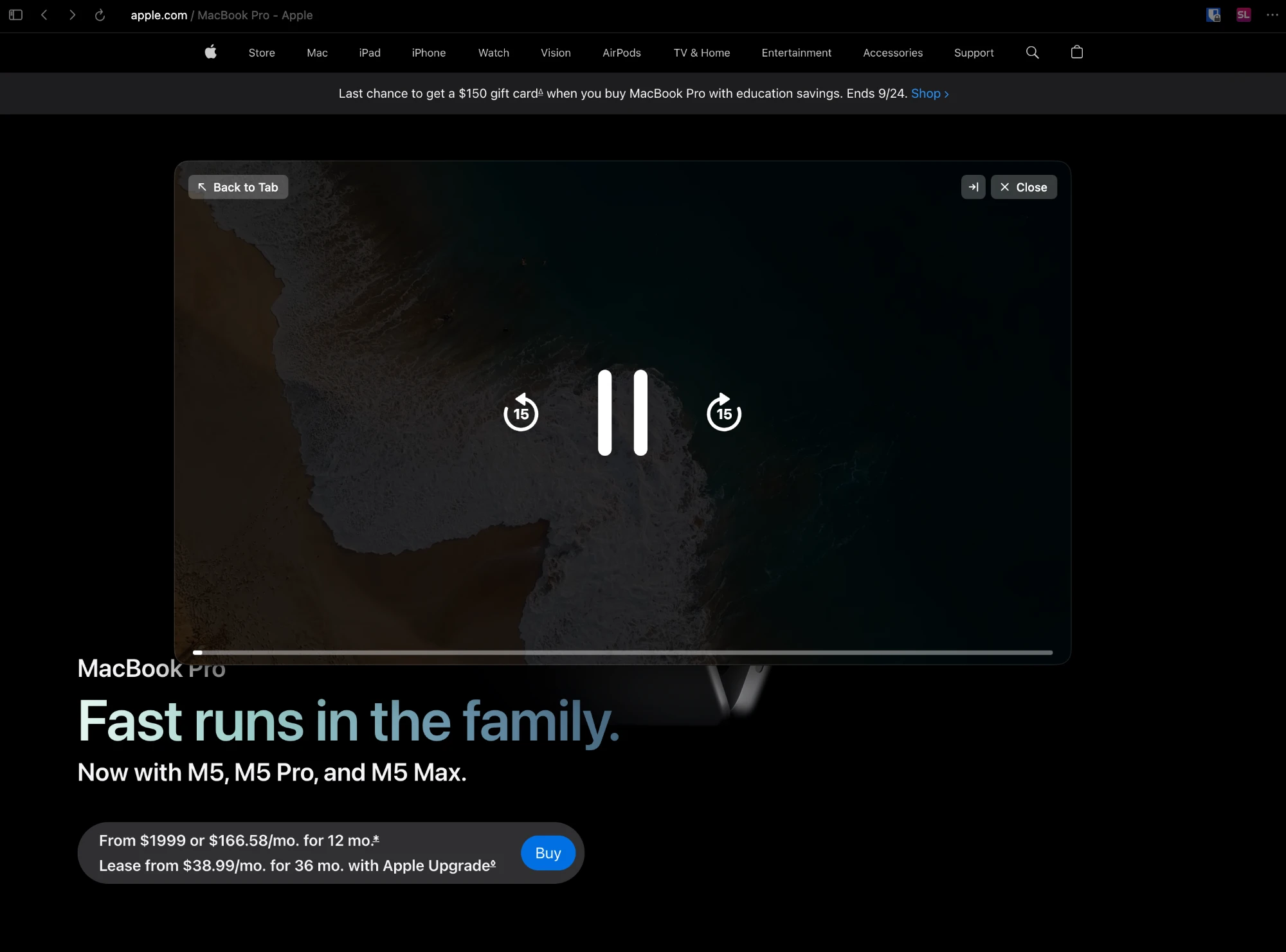 Picture-in-picture with its controls