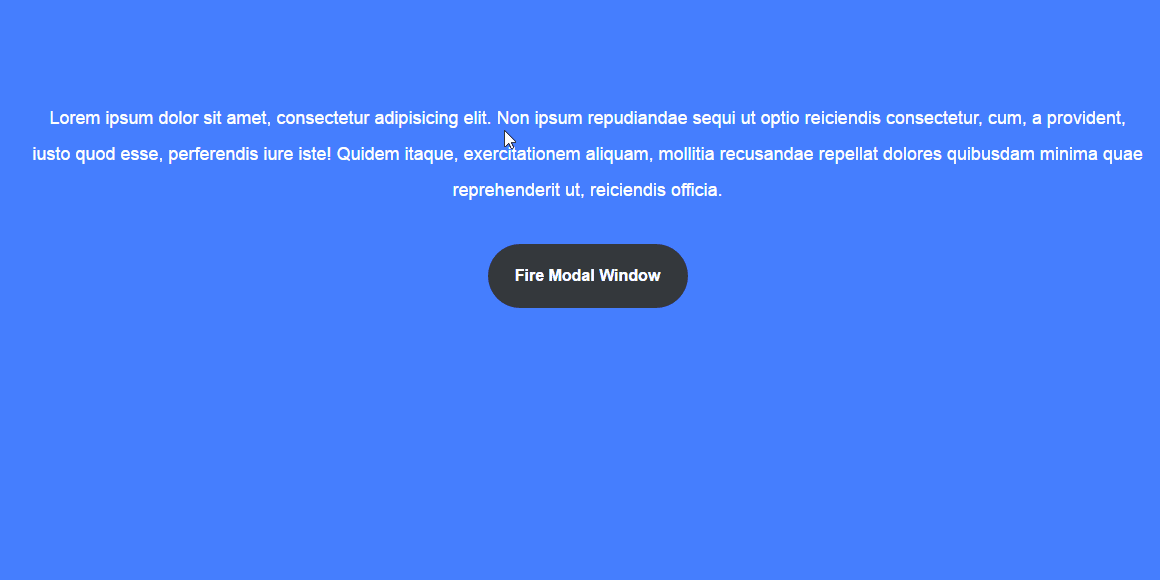 Morphing Modal preview