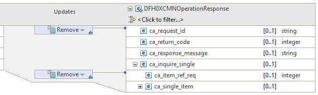 Screen capture that shows the correct configuration for the response tab for this scenario.