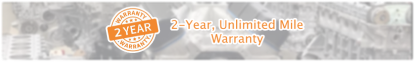 2-Year, Unlimited Mile Warranty