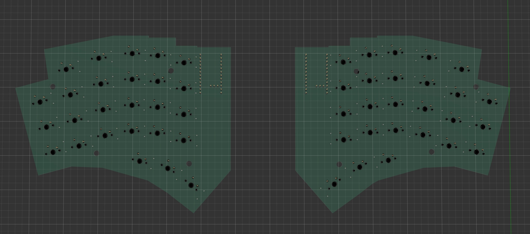 Fusion PCB Bottom View