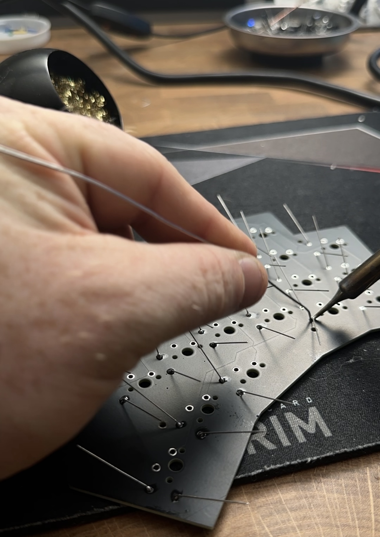 Soldering PCBs