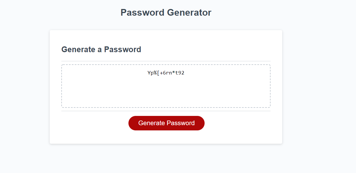 unit 03 javascript homework password generator