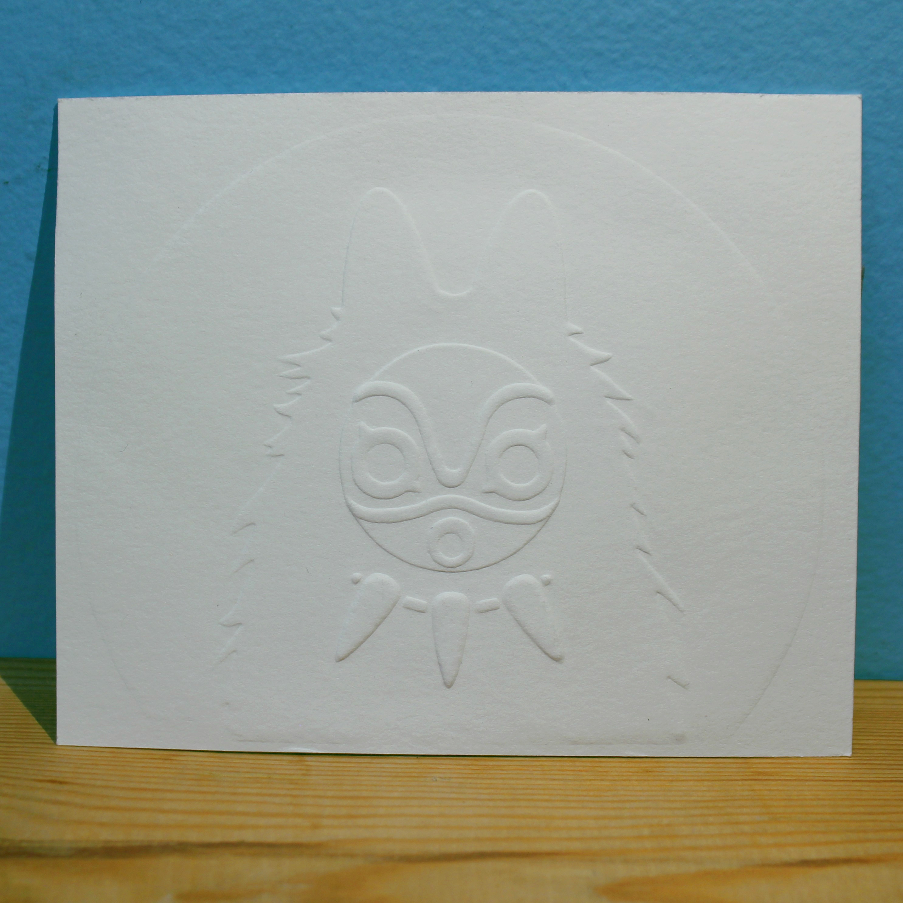 actual mononoke embossing