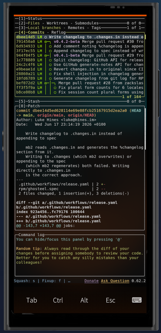 Screenshot of ghosteel
