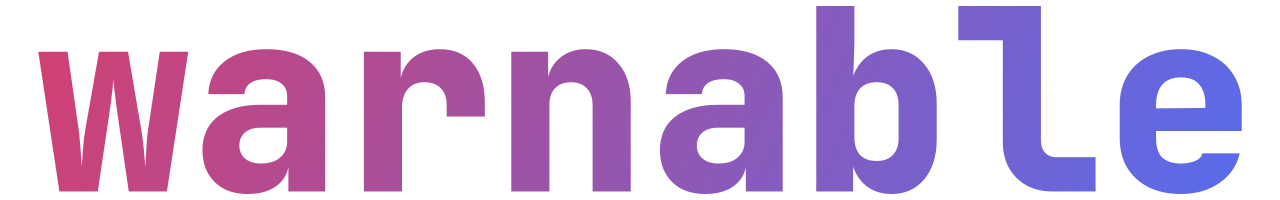 Warnable Logo