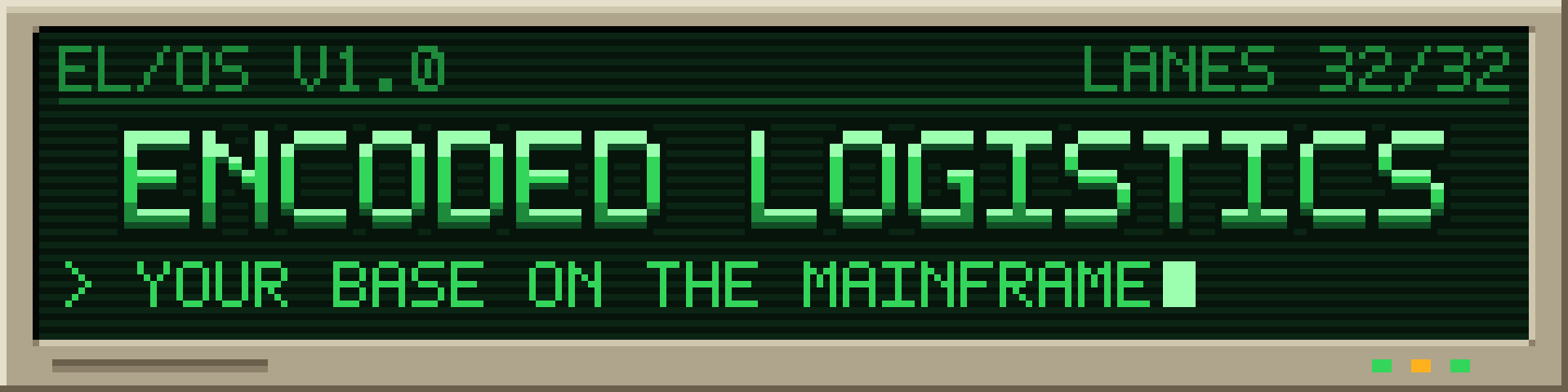 Encoded Logistics