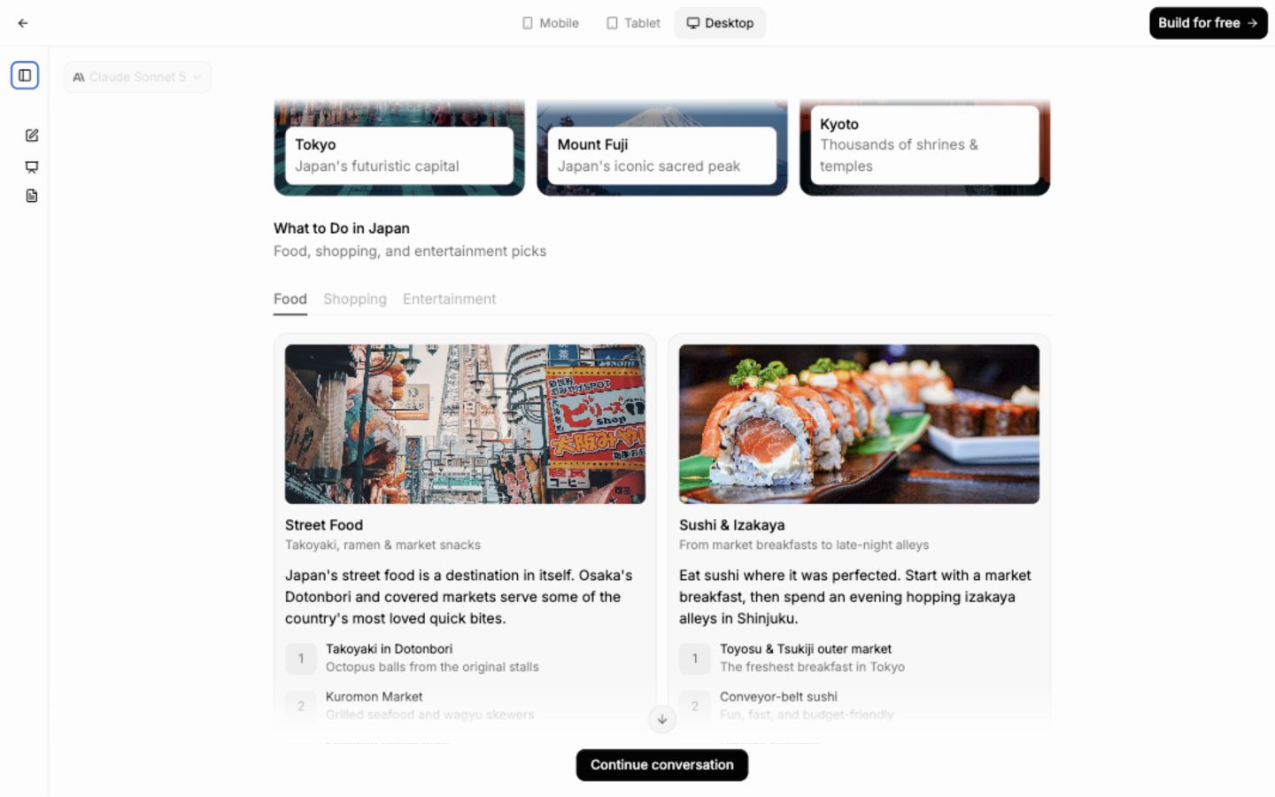 After: collapsed sidebar remains compact with the footer hidden