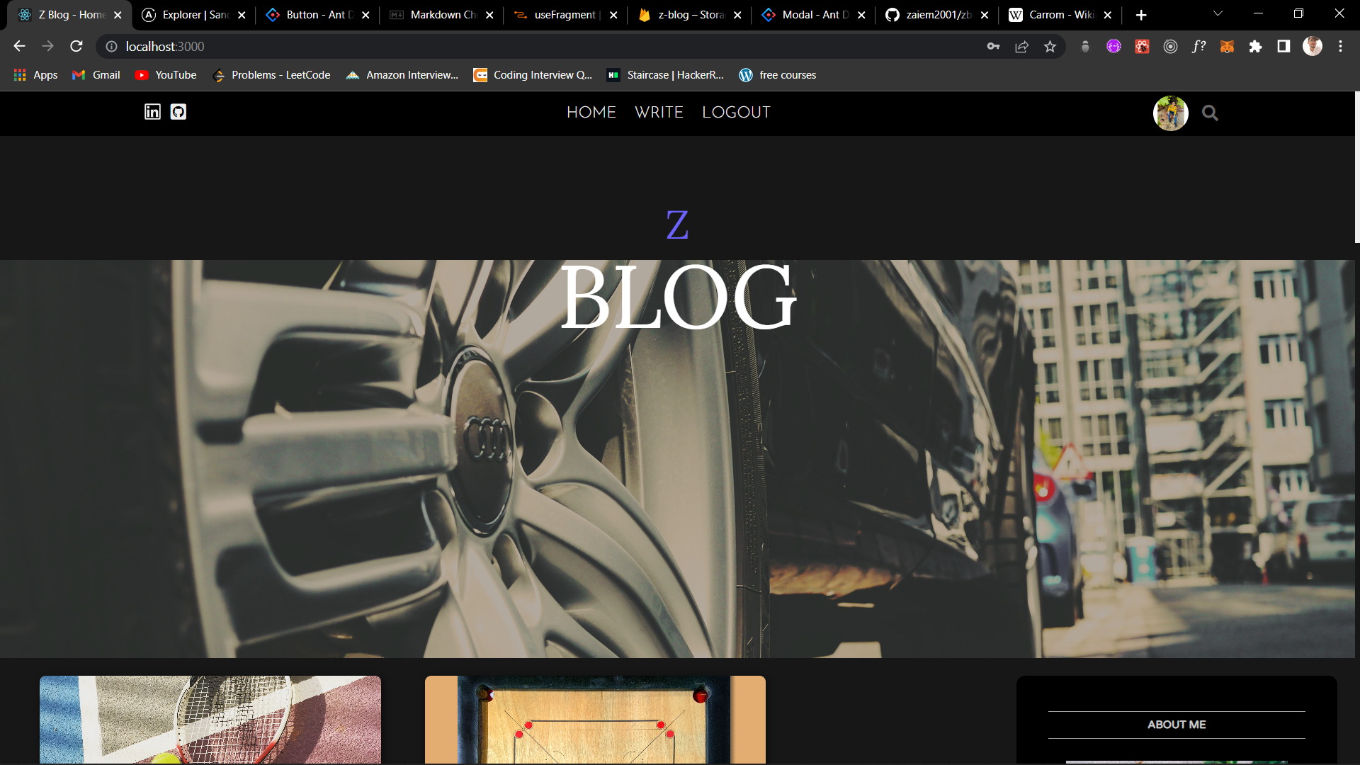homepage