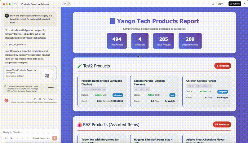 Claude Products Demo