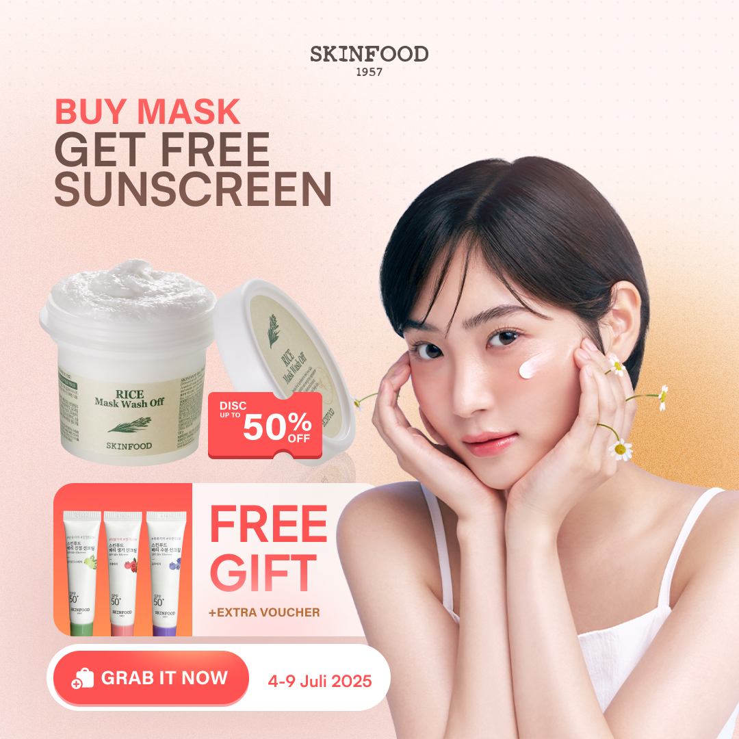 Buy Mask Get free Sunscreen