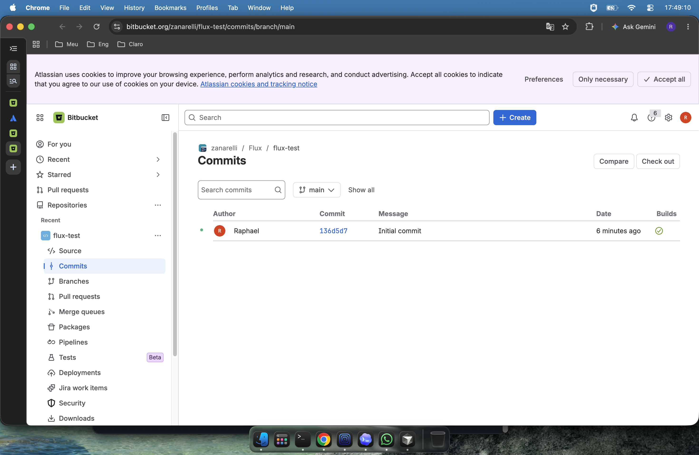 Bitbucket Cloud E2E Status