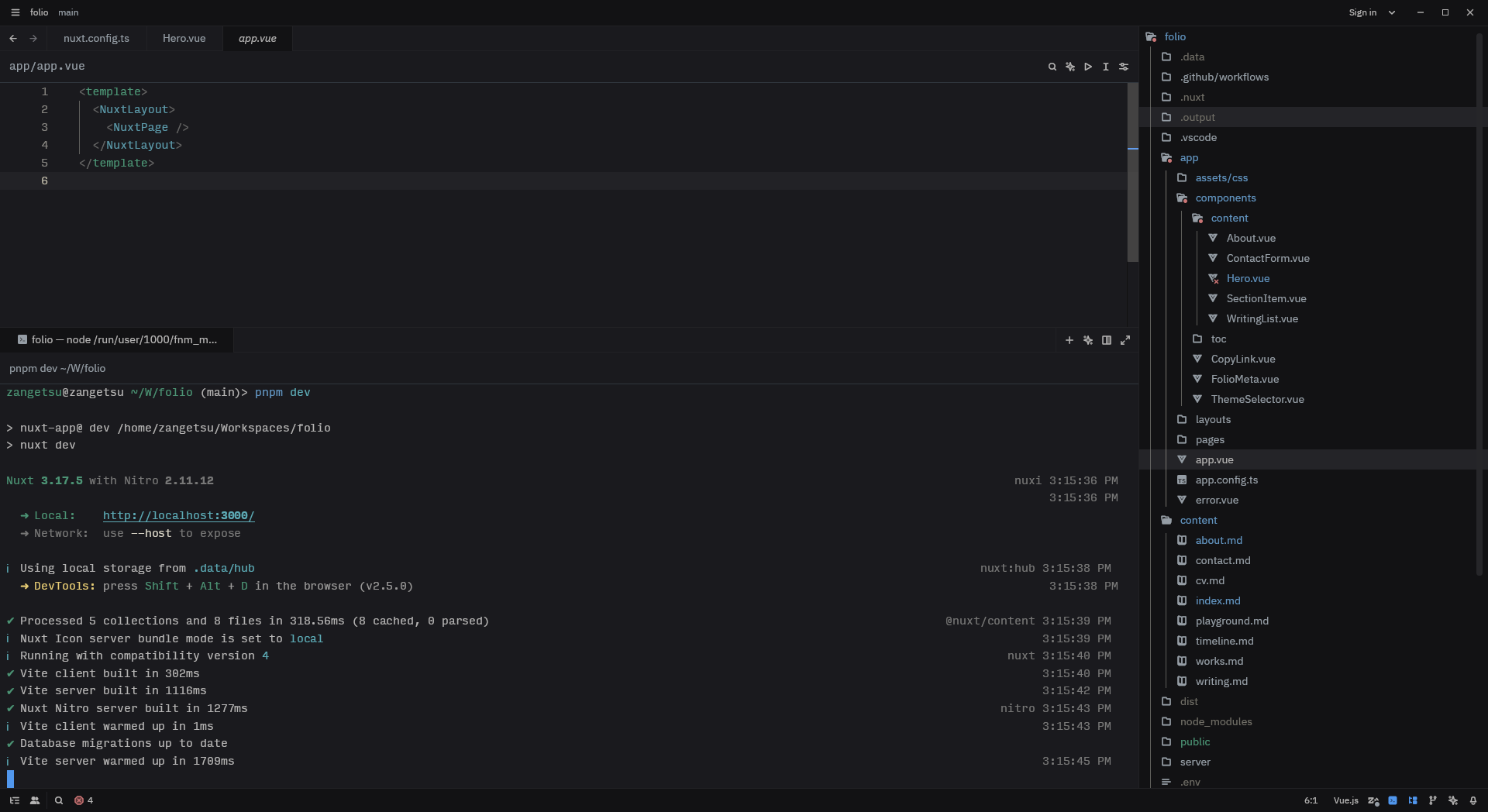 Screenshot Dark Mode