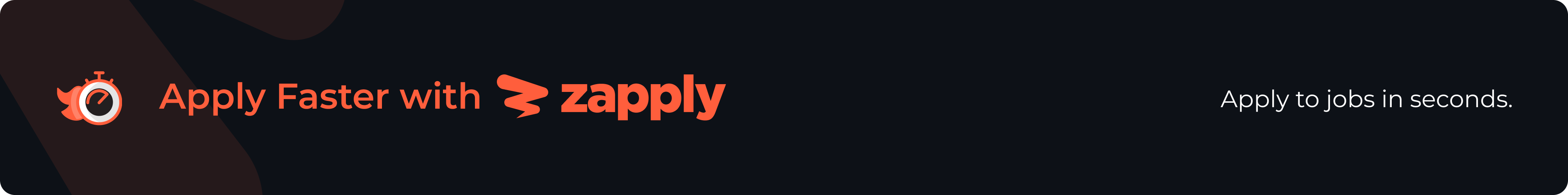 Apply to jobs in seconds with Zapply.