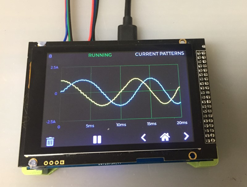 Legacy stepper motor analyzer, from the project README