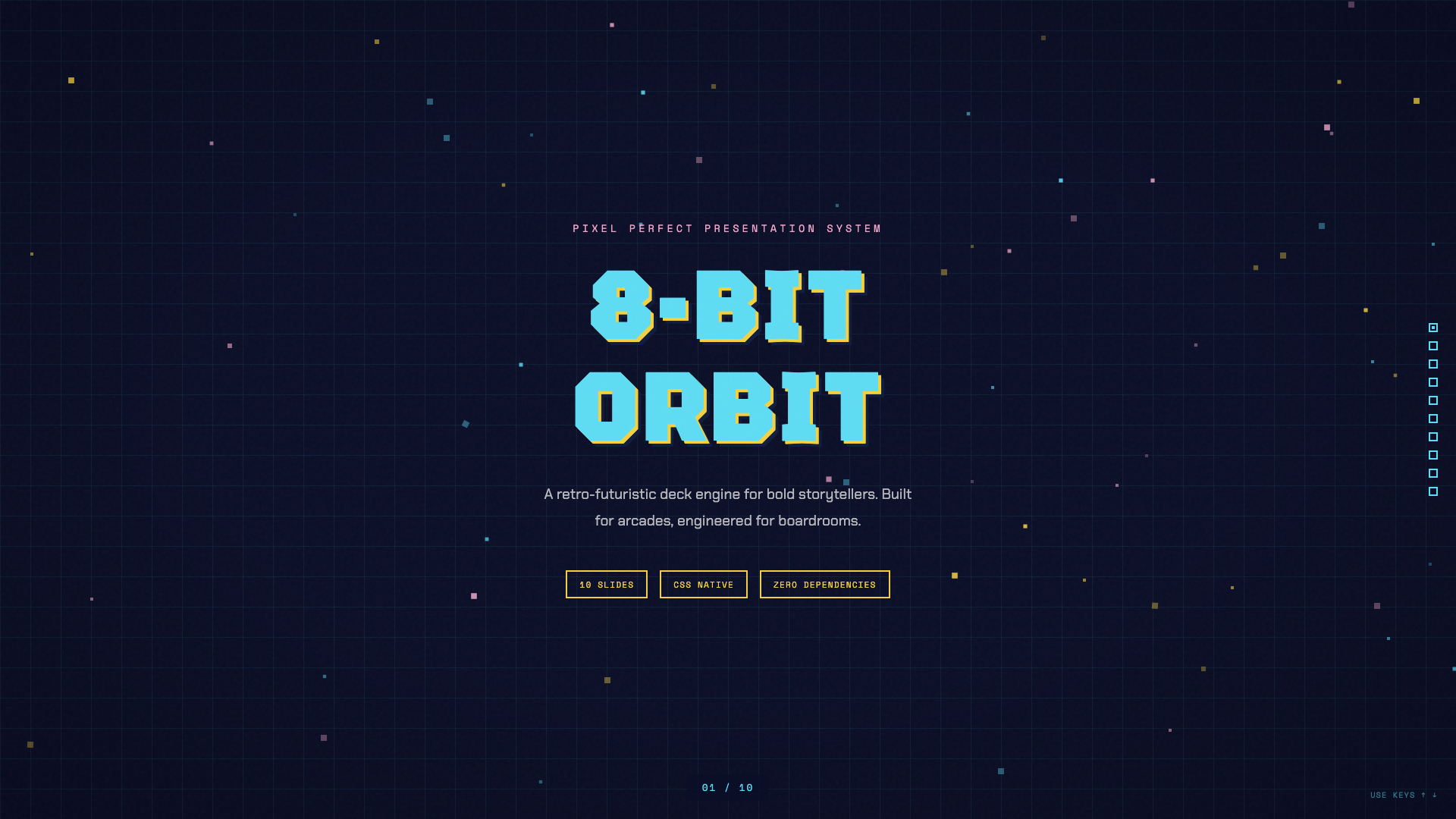 8-Bit Orbit — slide 1