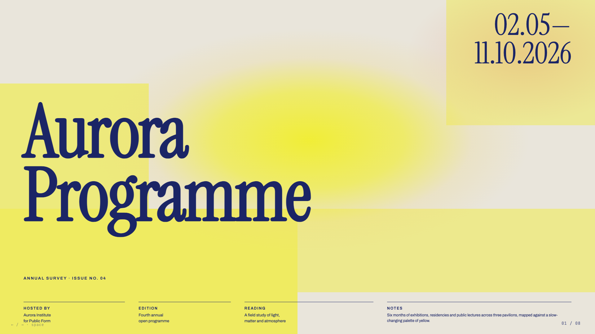 Biennale Yellow — slide 1