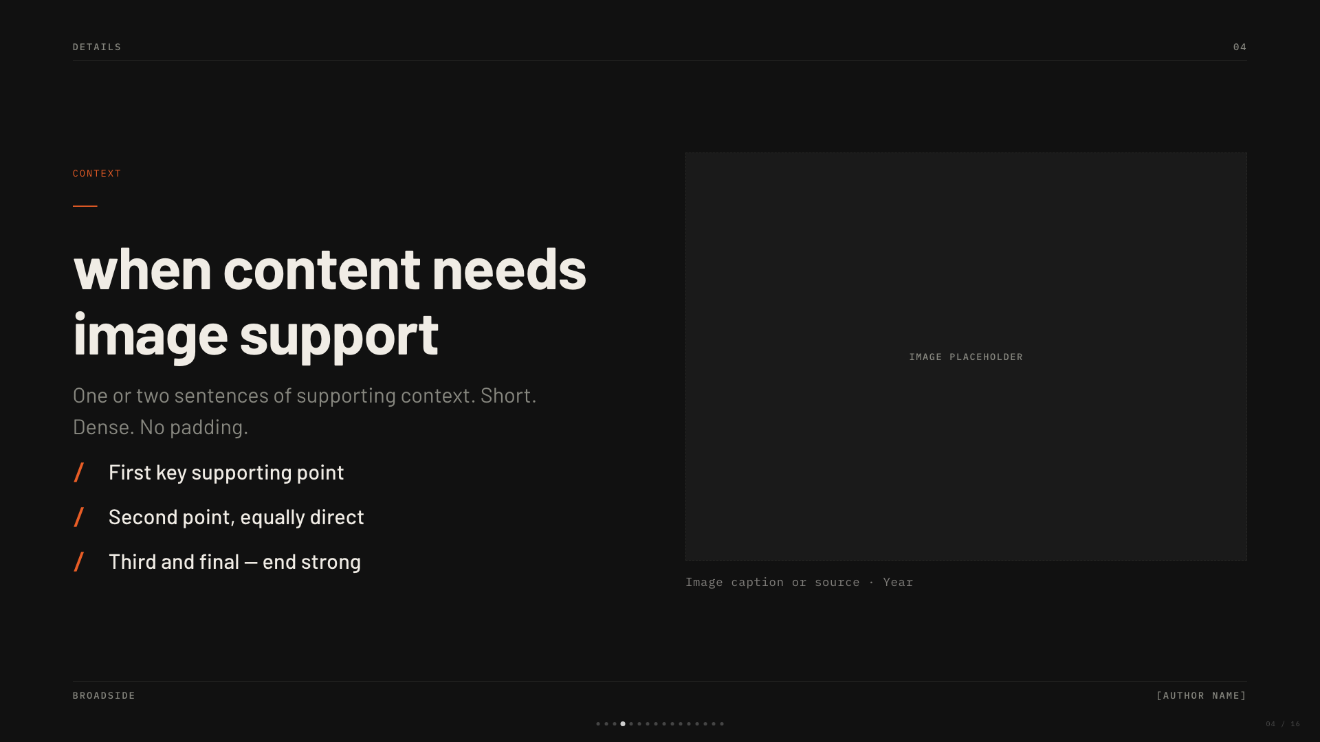 Broadside — slide 4