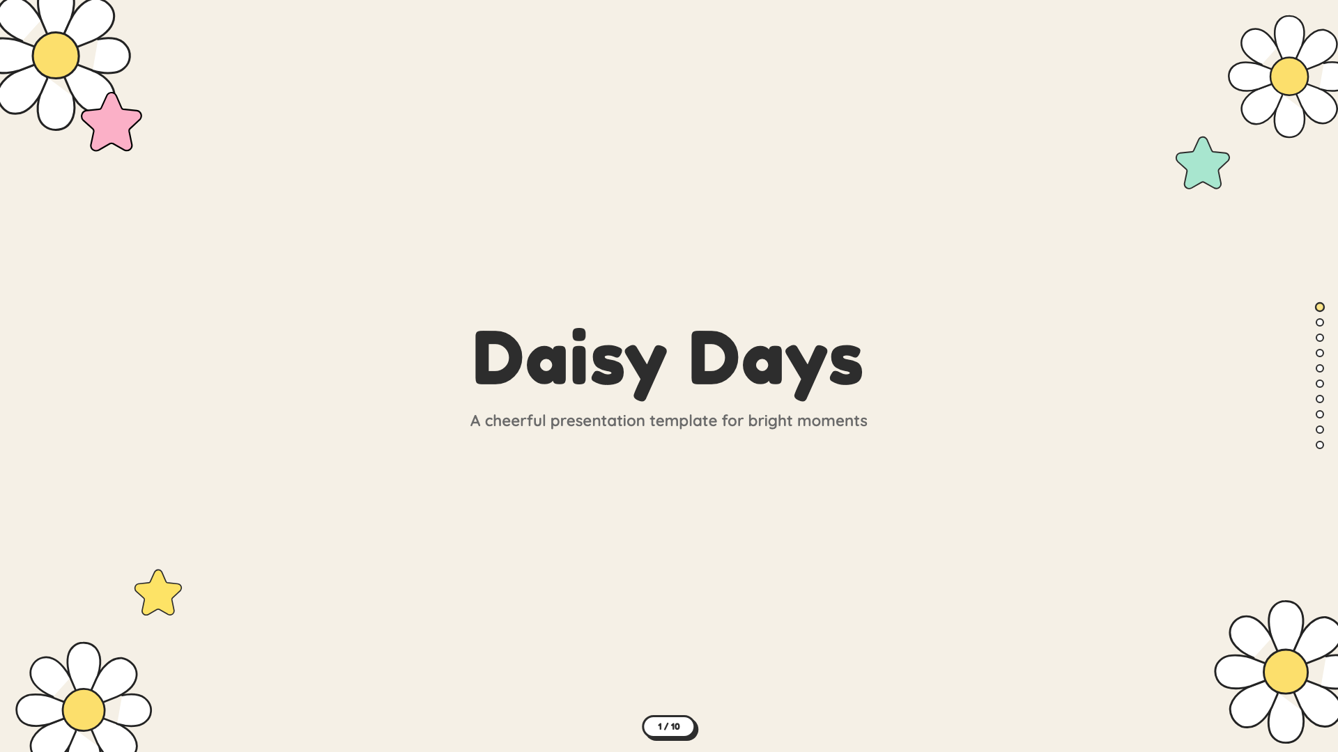 Daisy Days — slide 1