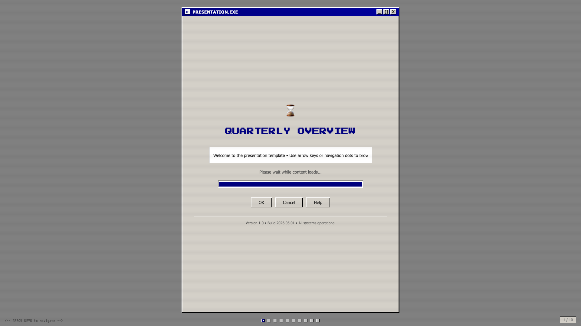 Retro Windows — slide 1