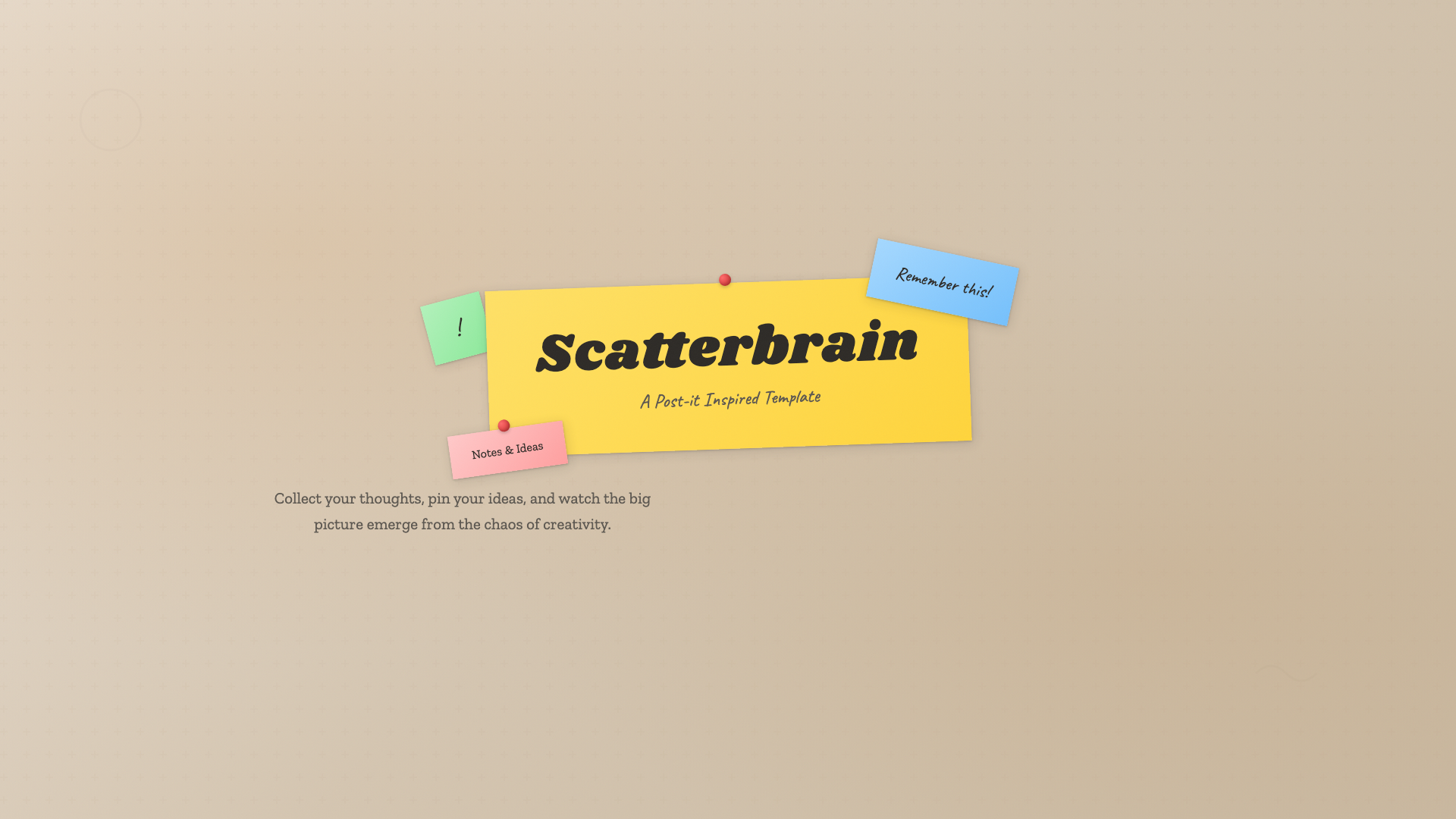Scatterbrain — slide 1