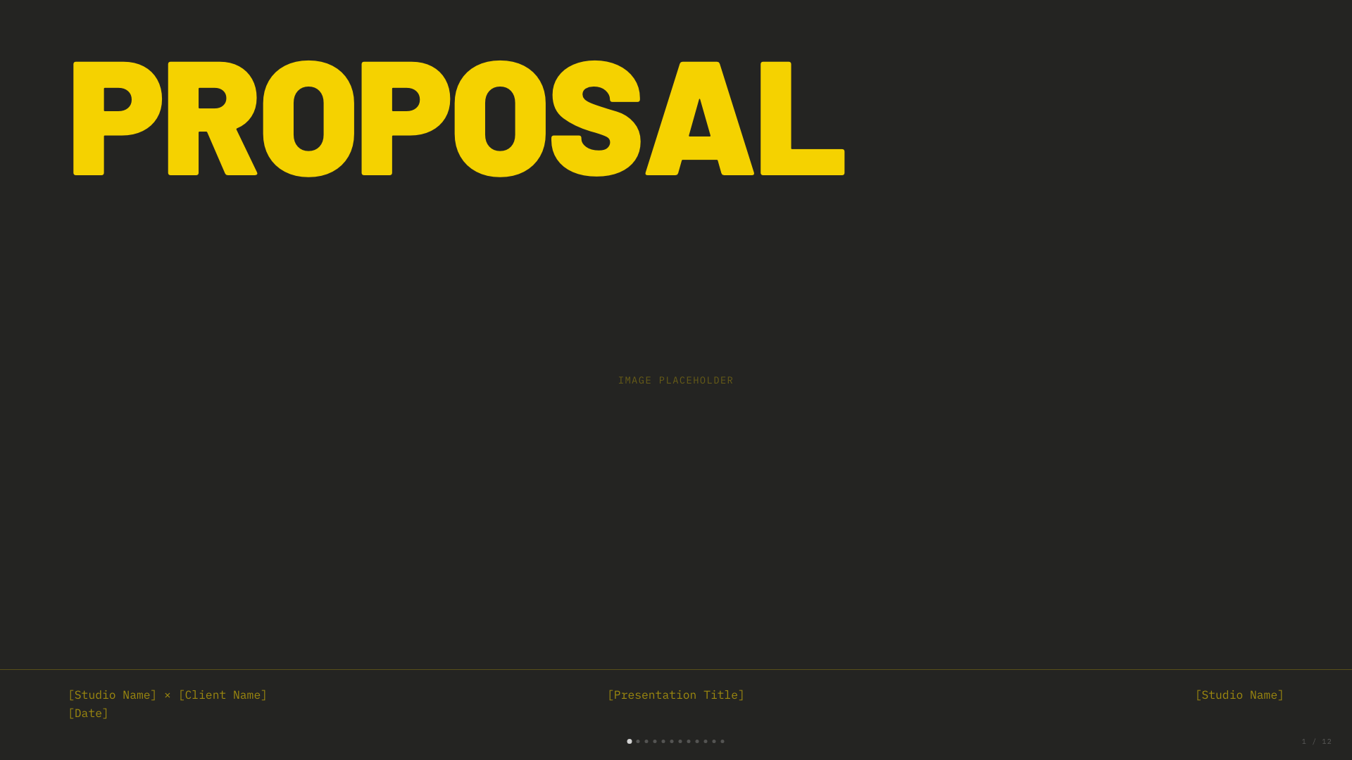 Studio — slide 1