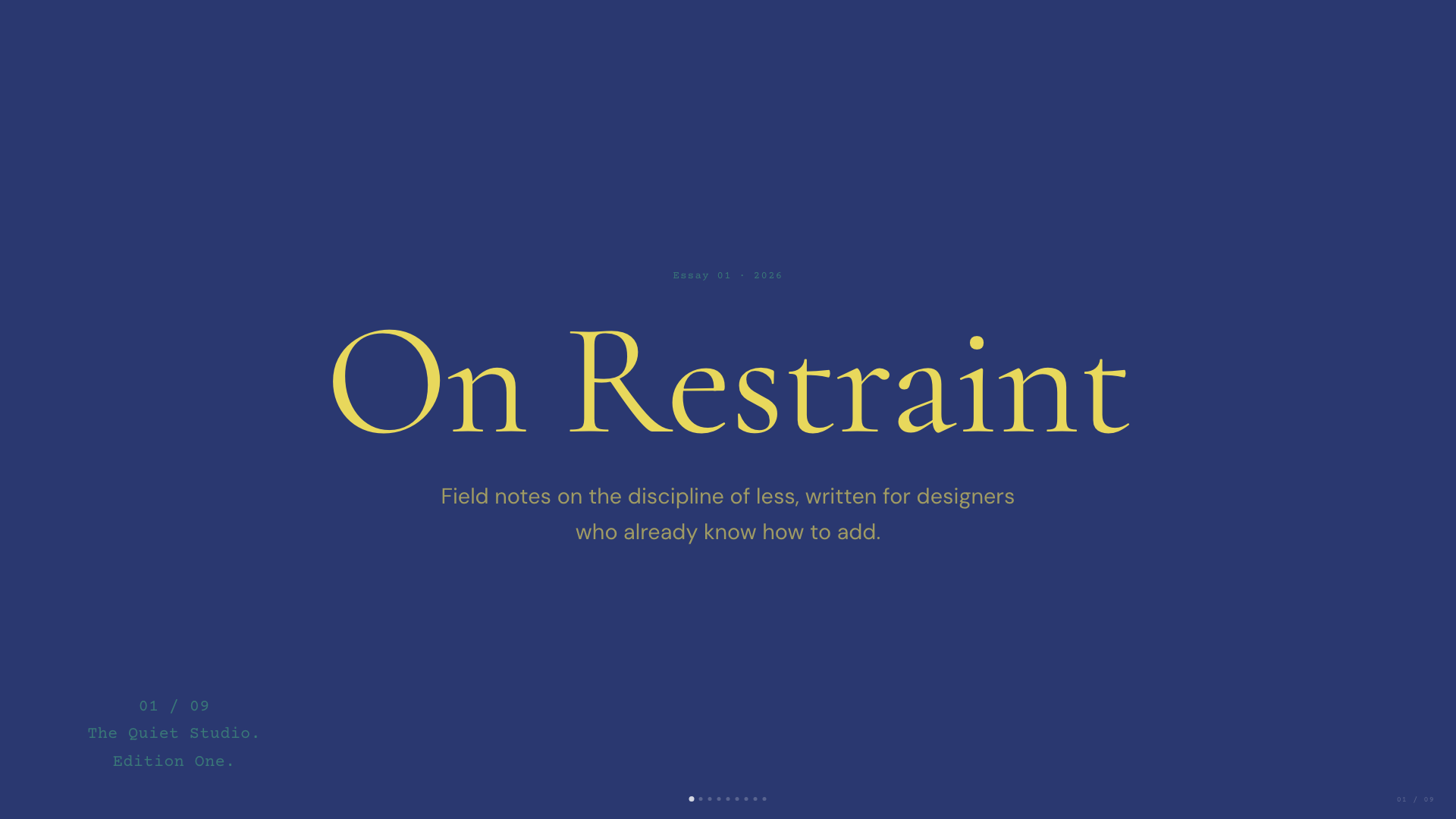 Vellum — slide 1