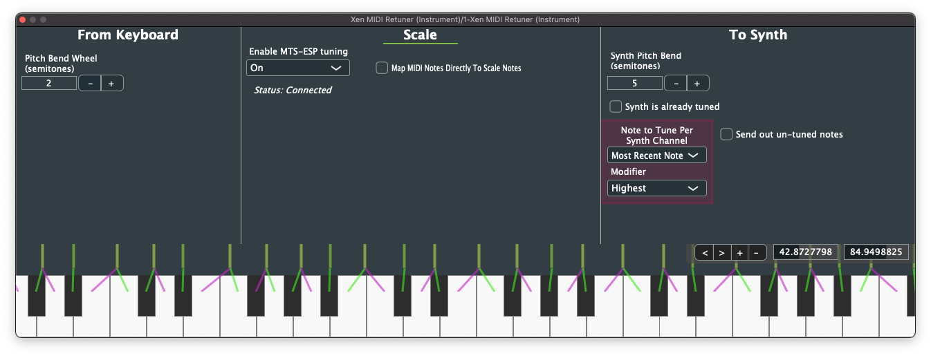 Xen MIDI Retuner Screenshot