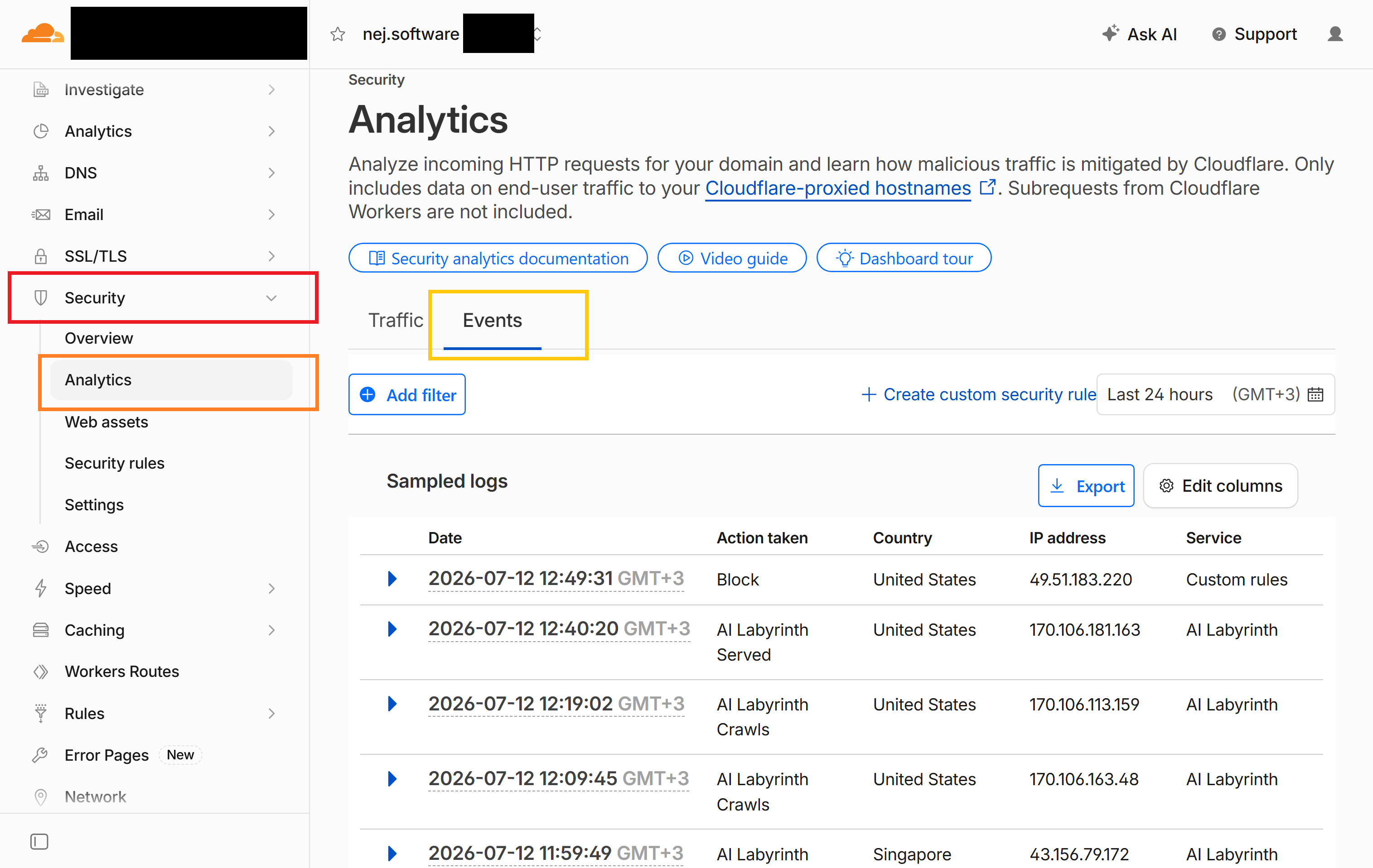 Cloudflare config 1