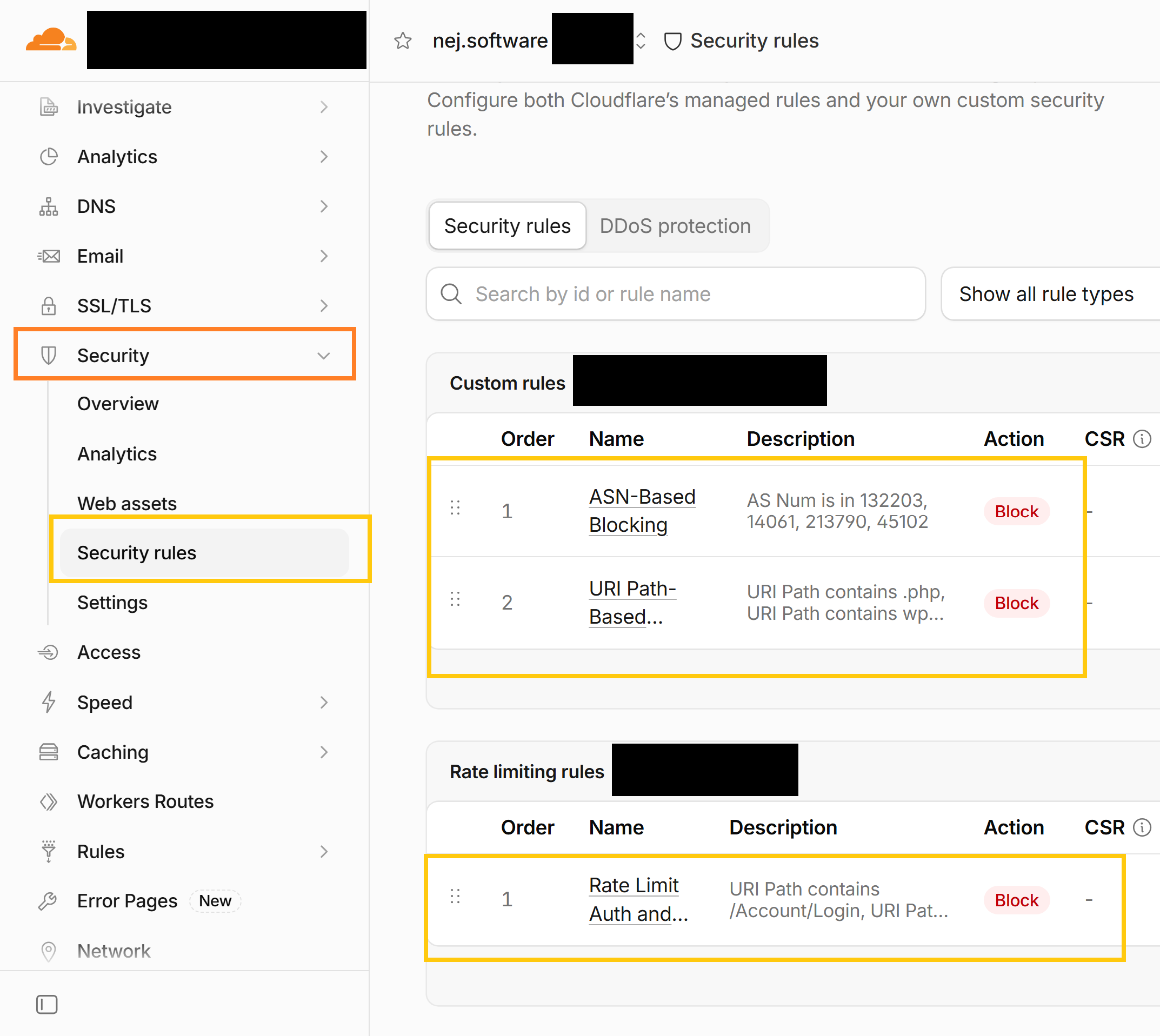 Cloudflare config 2