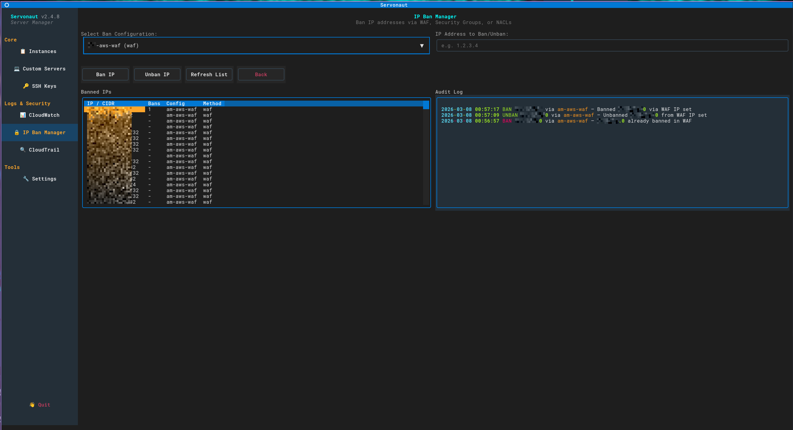 IP Ban Manager