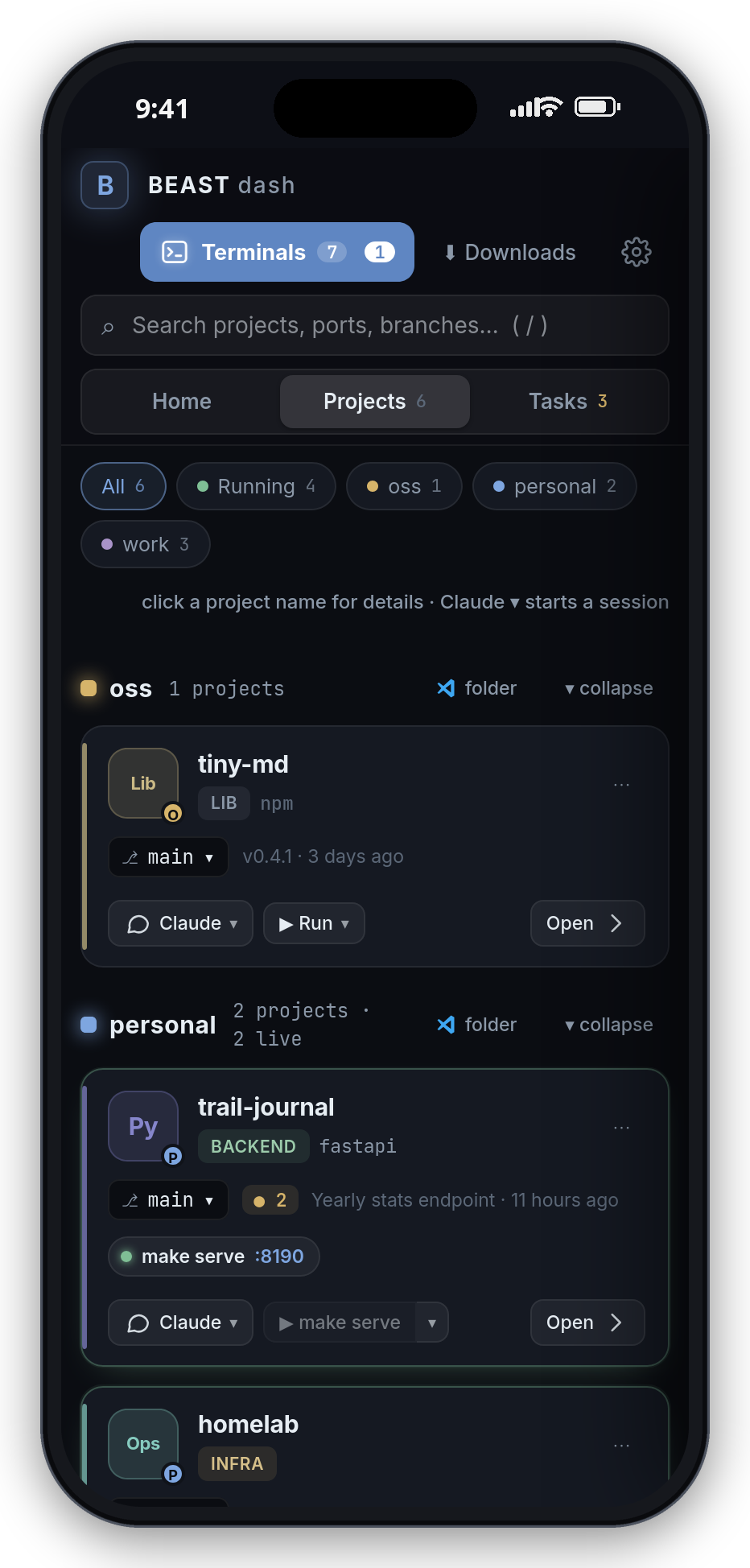 Phone: projects