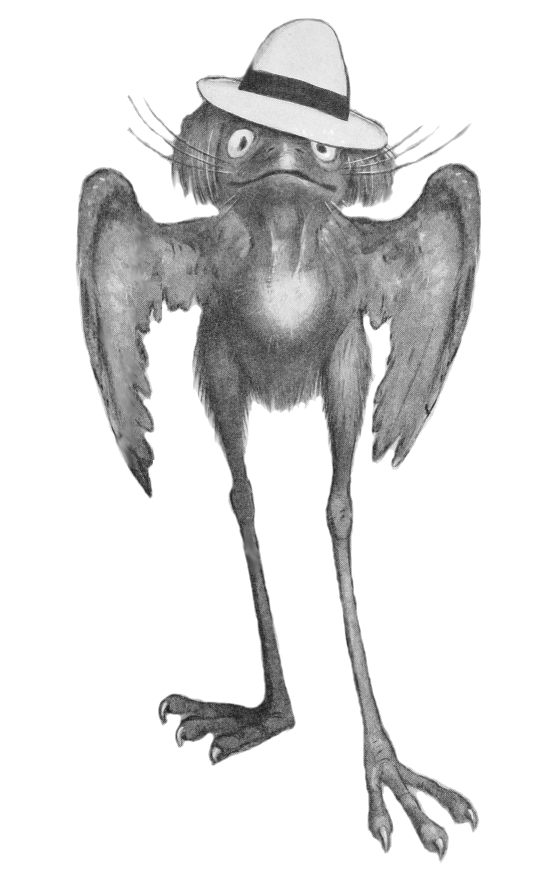 Jubjub bird. Peter Newell, 1902; Daira-Emma Hopwood, 2018.