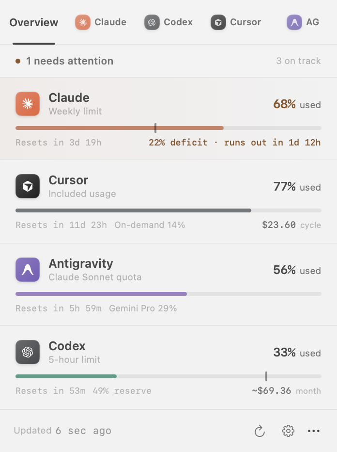 MyUsage screenshot 1