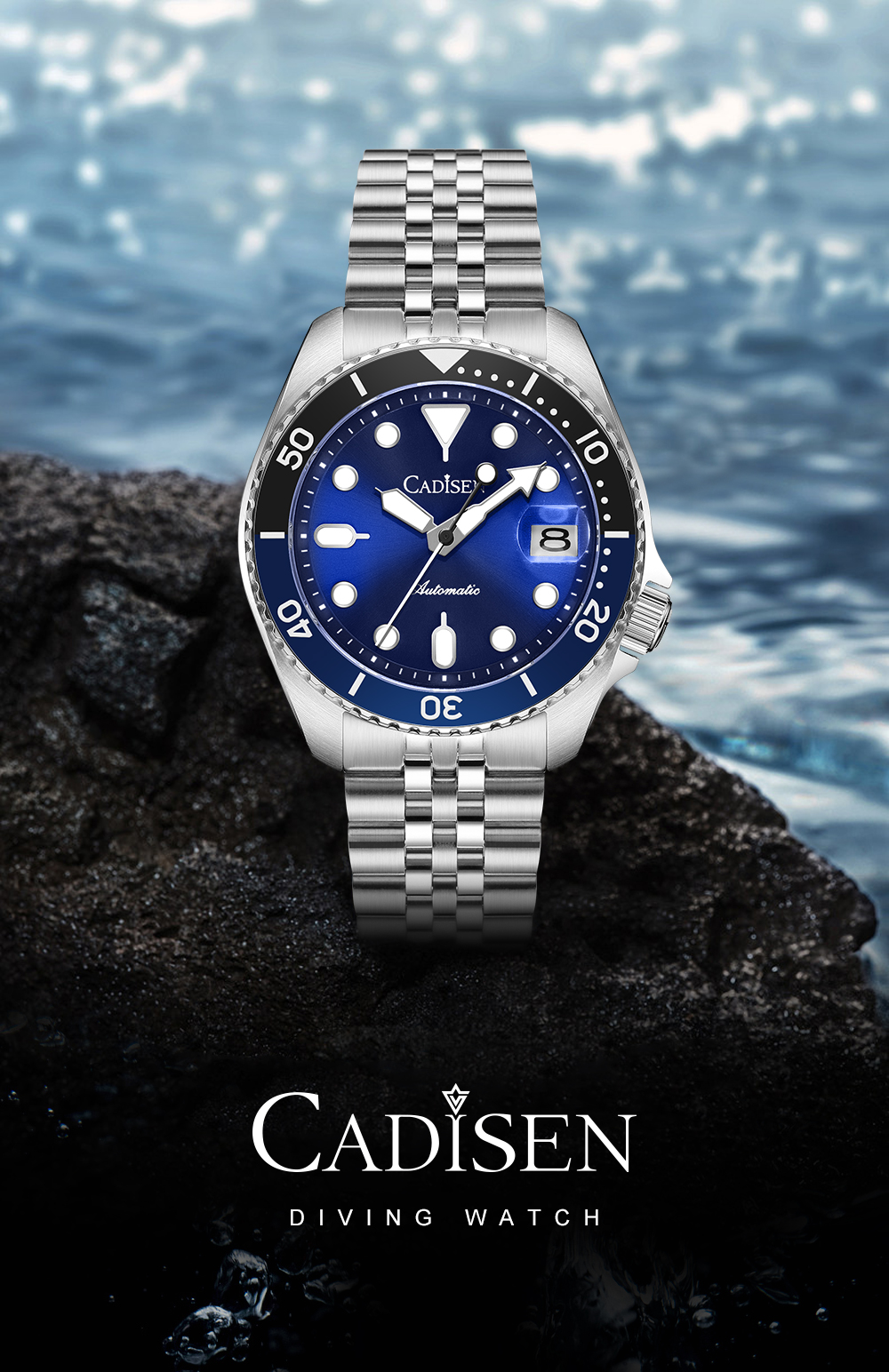 Cadisen C8220 Men's 200M Waterproof 40MM Japan Seiko NH35