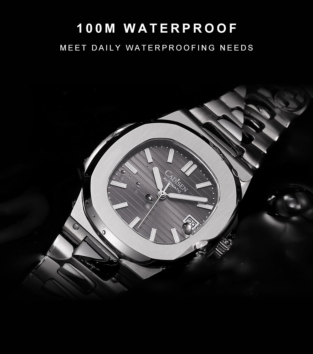 Cadisen C8222 Nautilus Men's 100M Waterproof 40MM Japan Seiko NH35