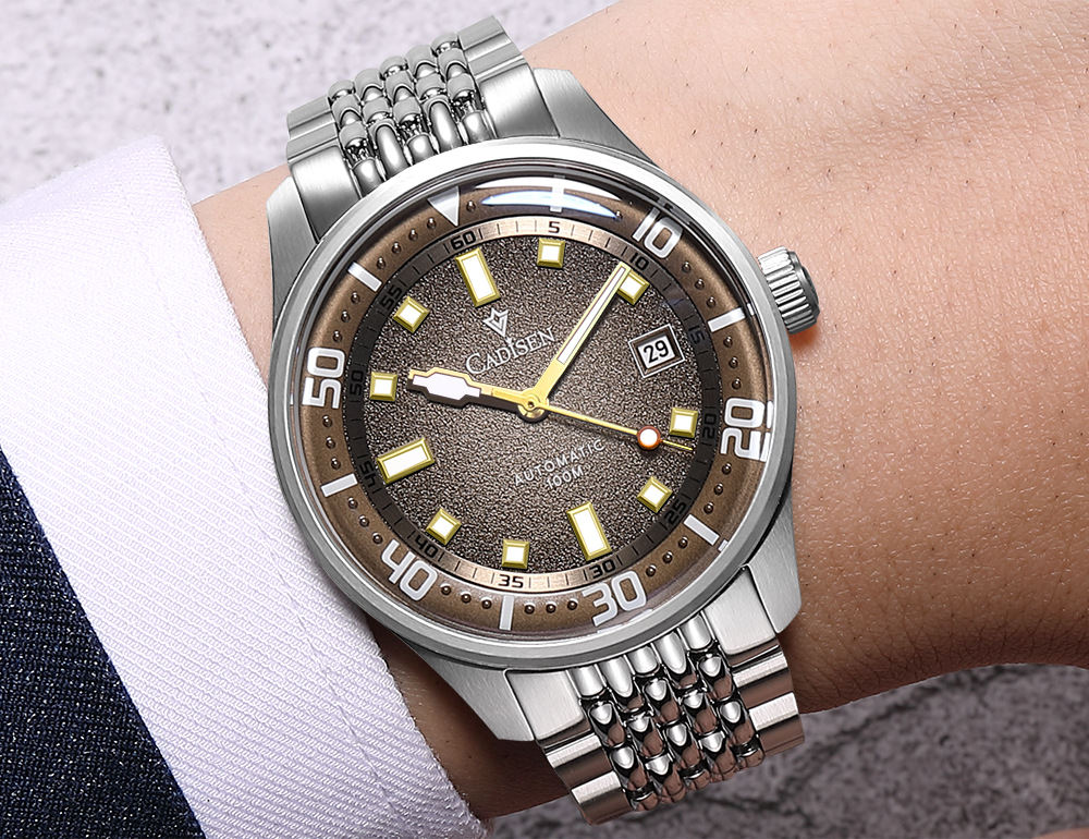 Cadisen C8244 Men's 100M Waterproof 40MM Japan Miyota 8215