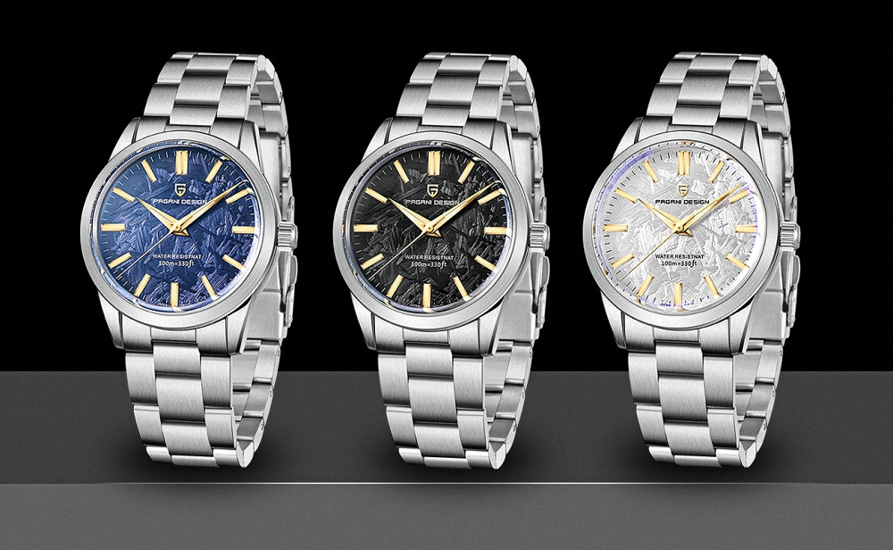 Pagani Design PD-1734 Men 40mm 100m impermeável Japão VH31