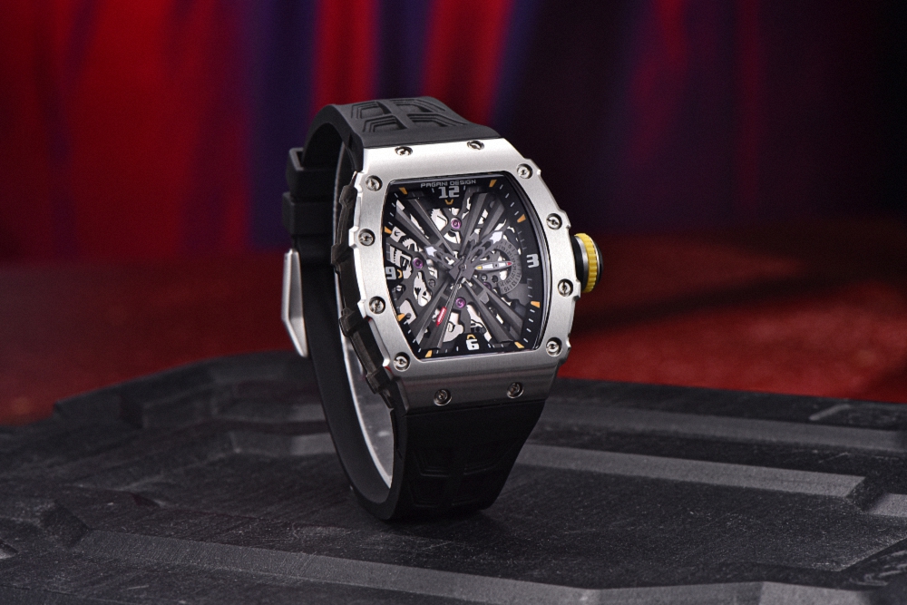 クラウディ Pagani Design PD-1738 Tonneau Watch Men's 42MM 50M Waterproof